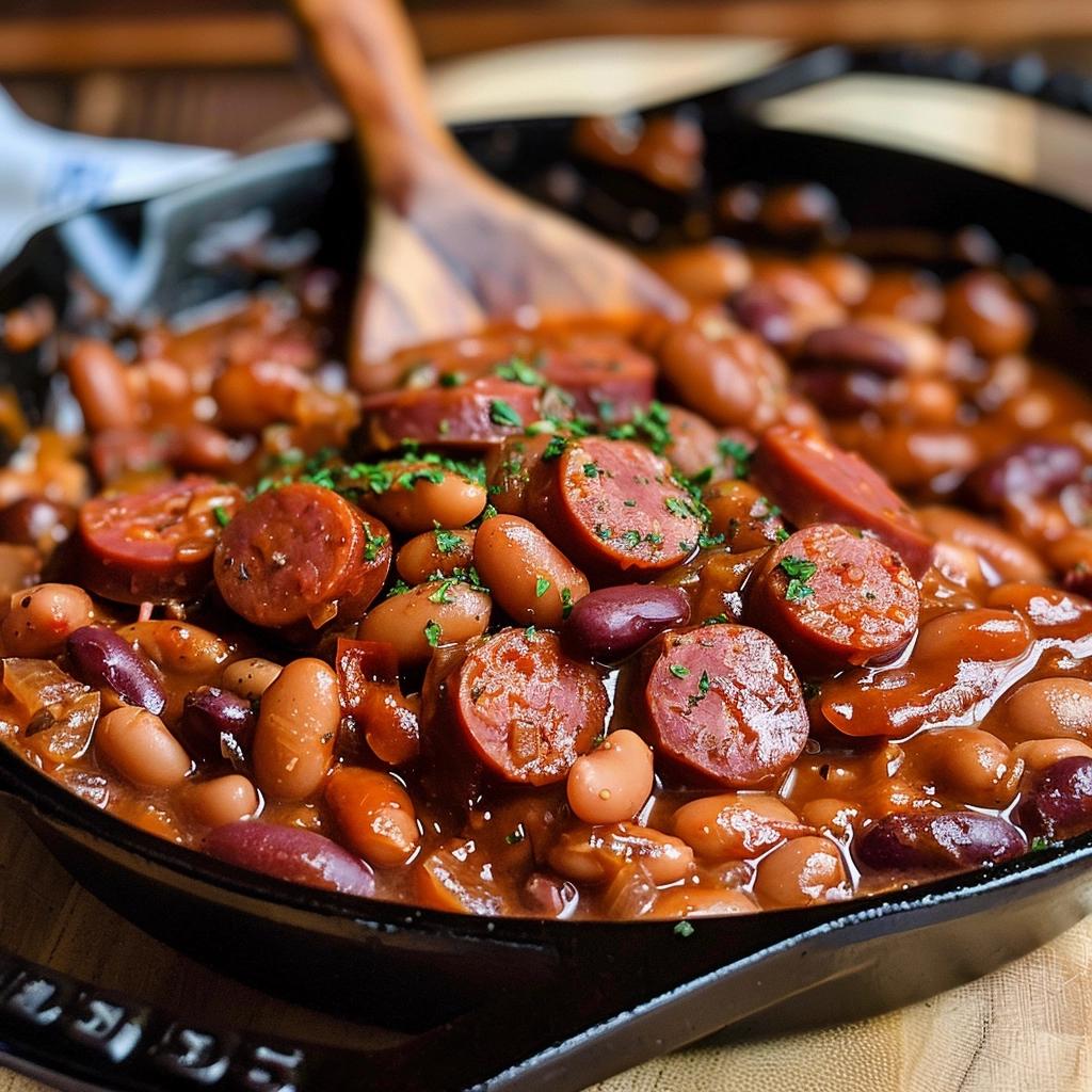 Kielbasa Baked Beans