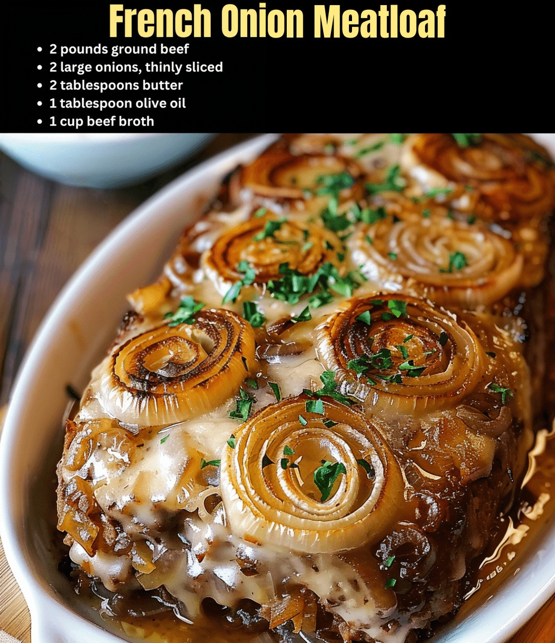 French Onion Meatloaf