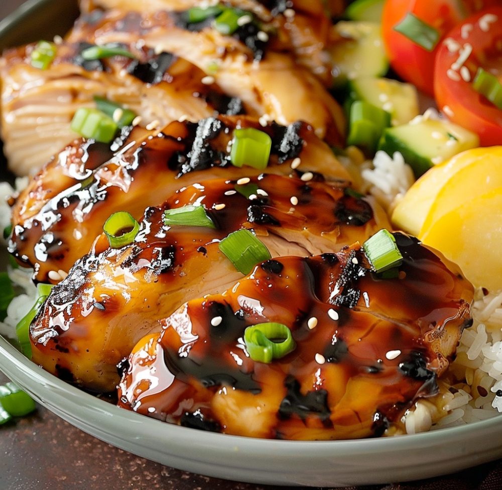 Hawaiian Grilled Teriyaki Chicken