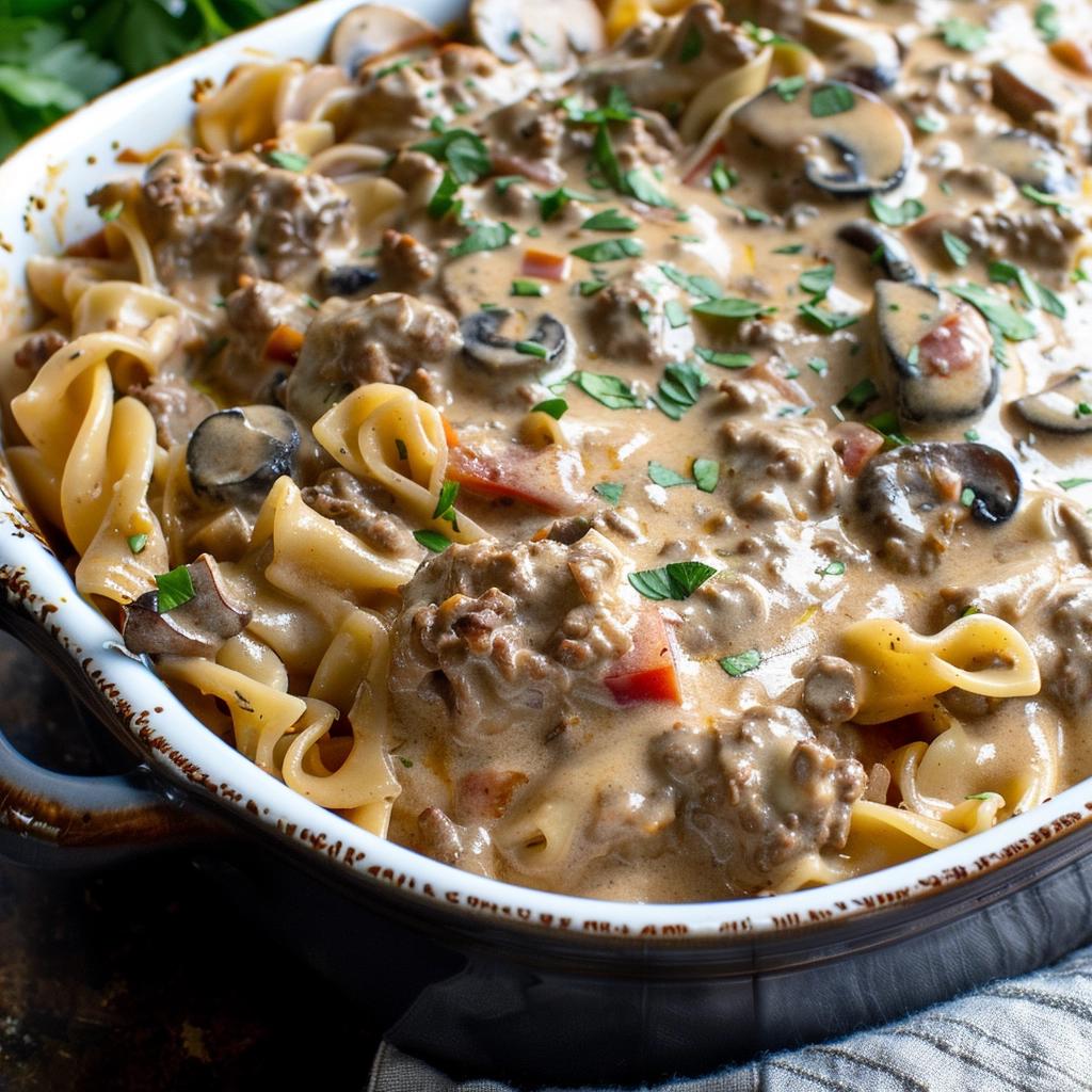 Beef Stroganoff Casserole