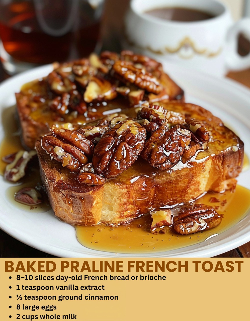 BAKED PRALINE FRENCH TOAST