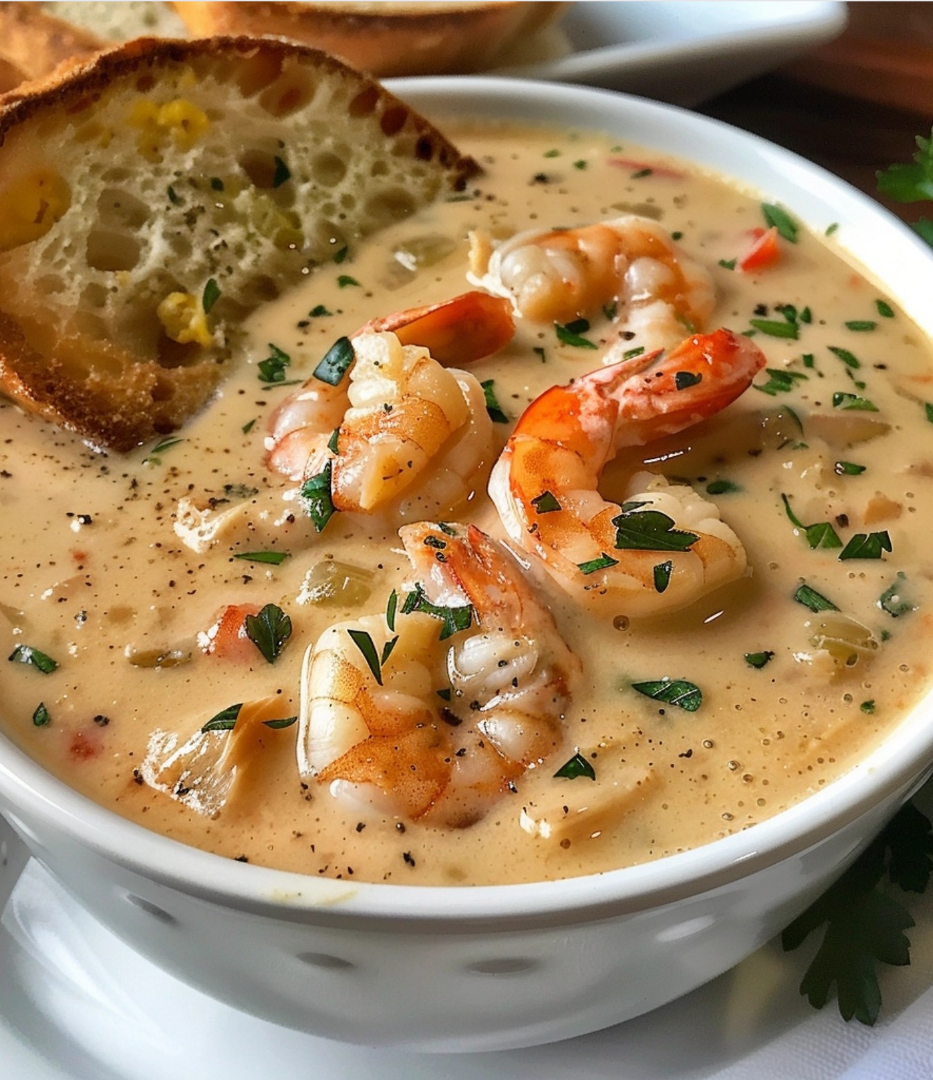 Crab and Shrimp Seafood Bisque