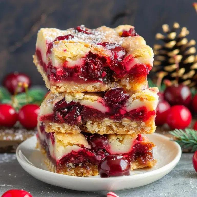 Christmas Cherry Bars