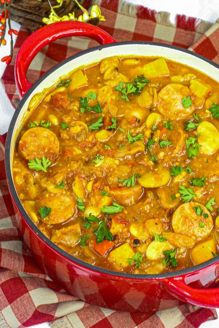 Sweet Potato Stew with Sausage