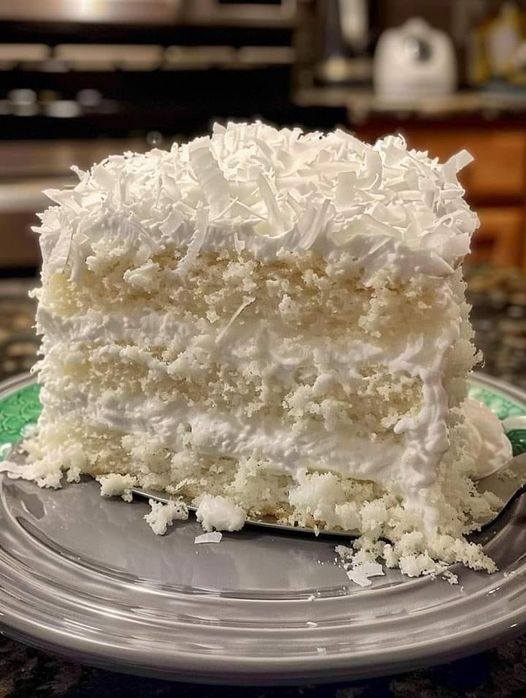 Coconut Cake with Seven-minute Frosting