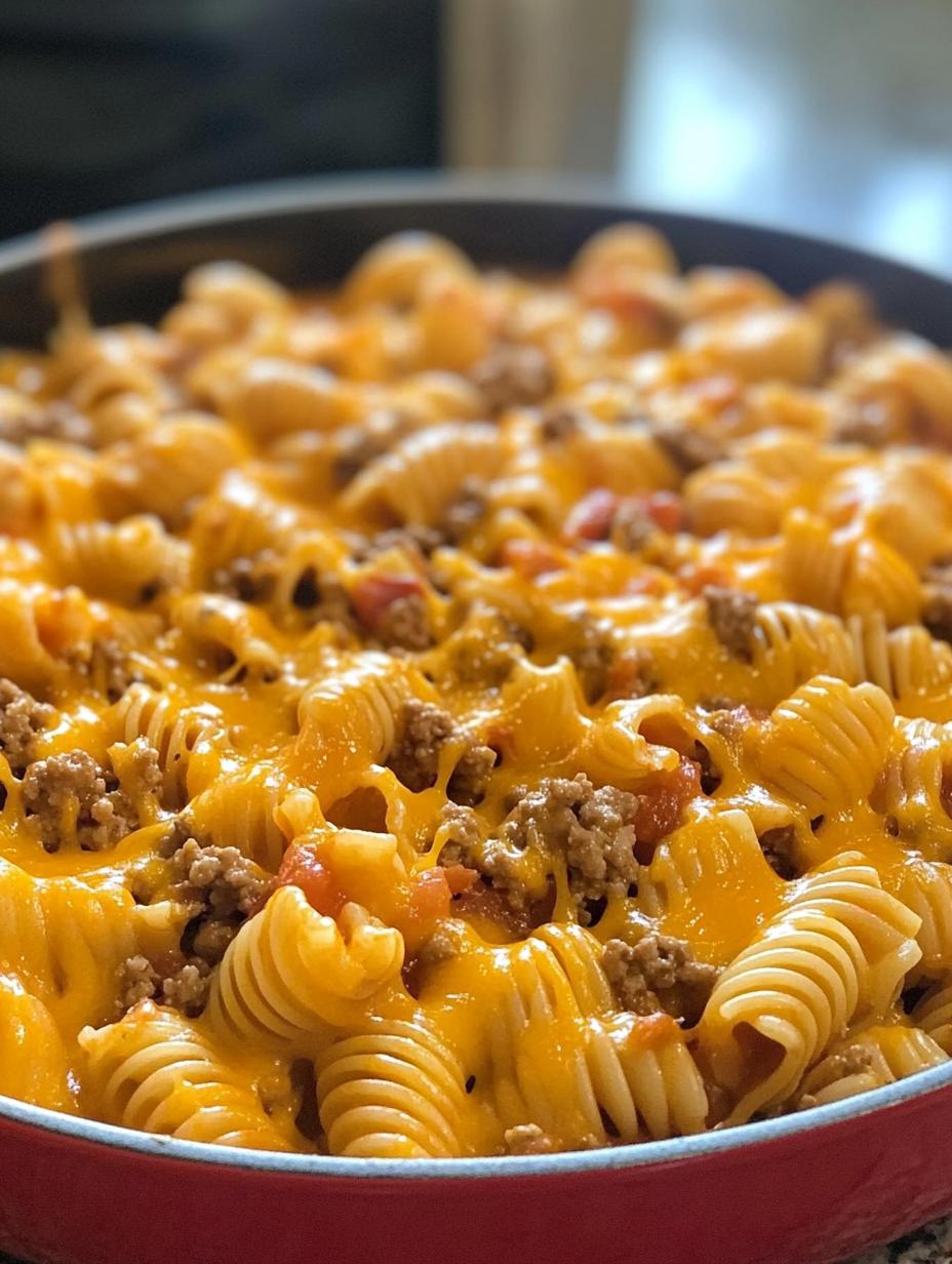 Cheesy Taco Cream Cheese Pasta