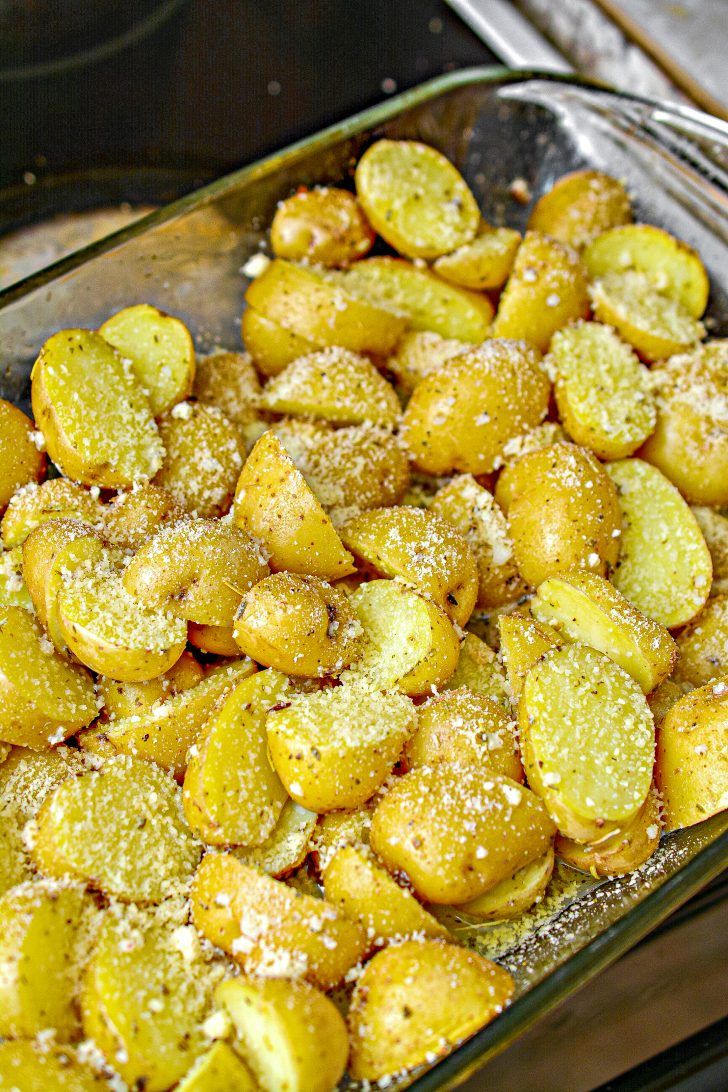 Greek Style Roasted Lemon Butter Potatoes