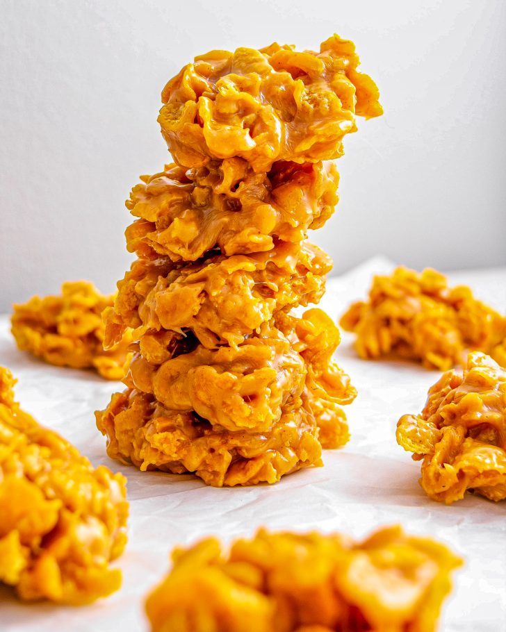 Corn Flake Peanut Butter Cookies