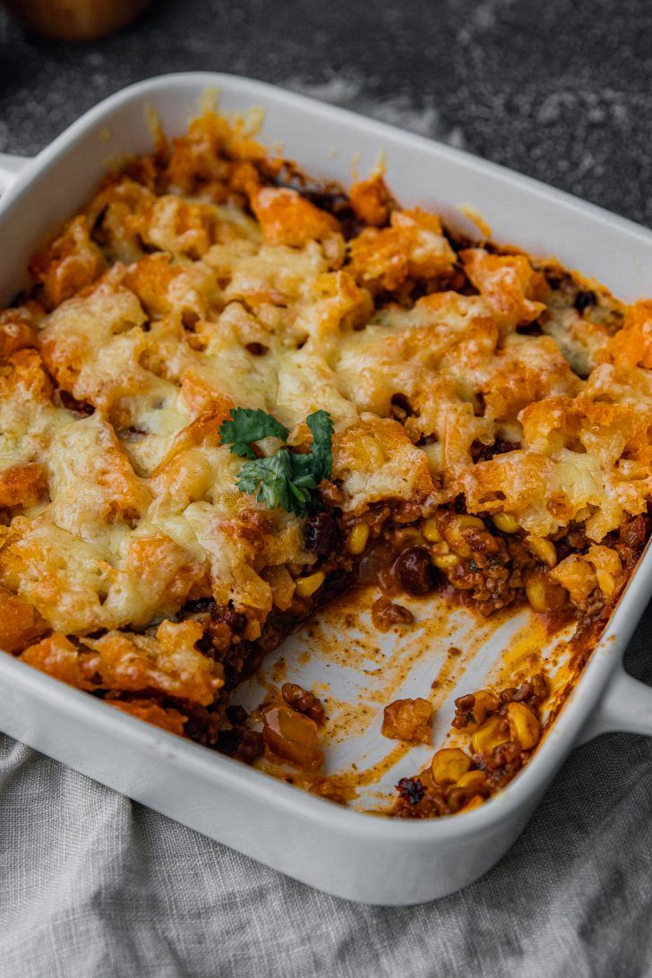 Mexican Tater Tot Casserole