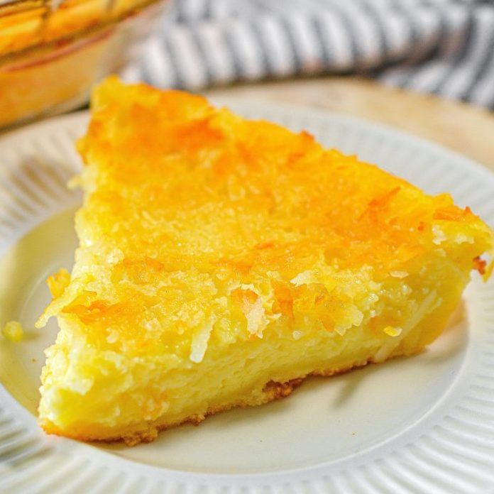 Coconut Custard Pie