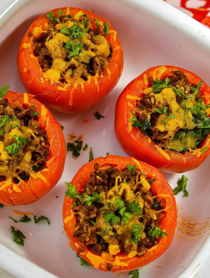 Taco Stuffed Tomatoes