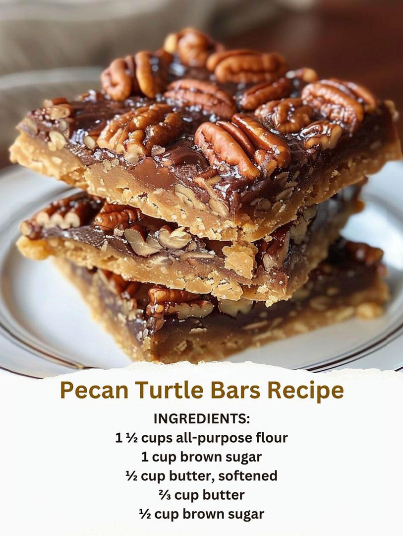 Pecan Turtle Bars