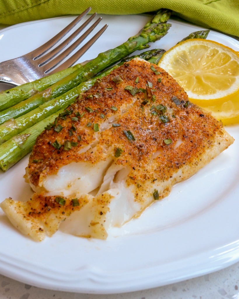 Lemon Butter Baked Cod