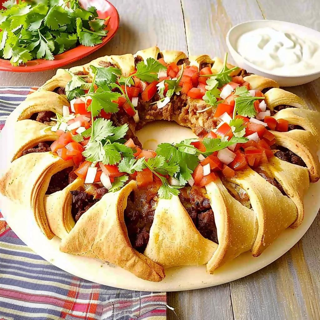 Pillsbury’s Crescent Roll Taco Bake