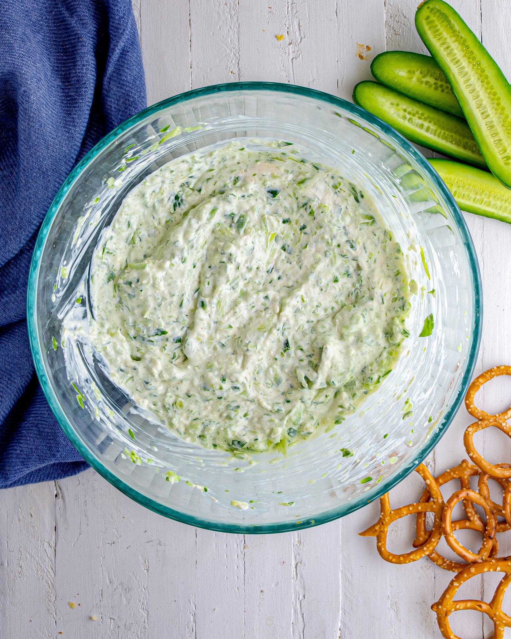 Cucumber Cream Cheese Crack Dip