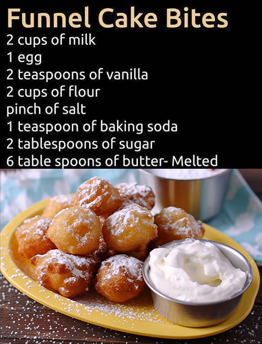 Funnel Cake Bites