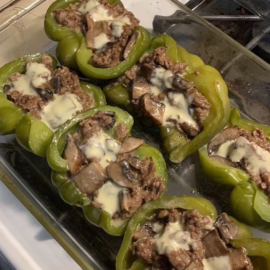 Philly Cheesesteak Stuffed Peppers