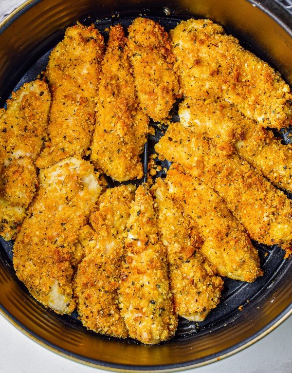 Parmesan-Crusted Air Fryer Chicken Tenders