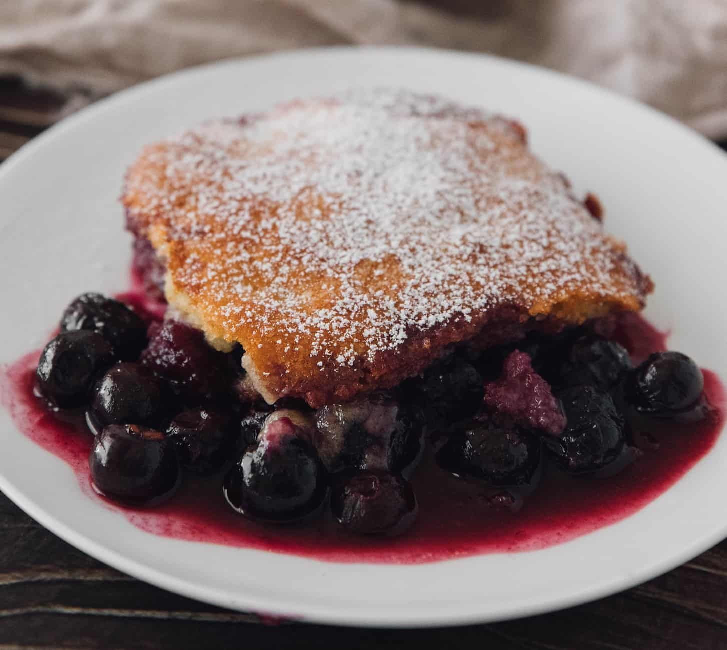 Best Ever Blueberry Cobbler