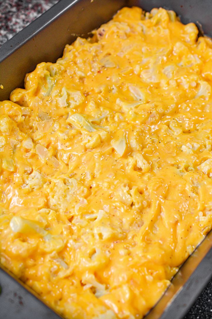 Baked Cauliflower Mac and Cheese