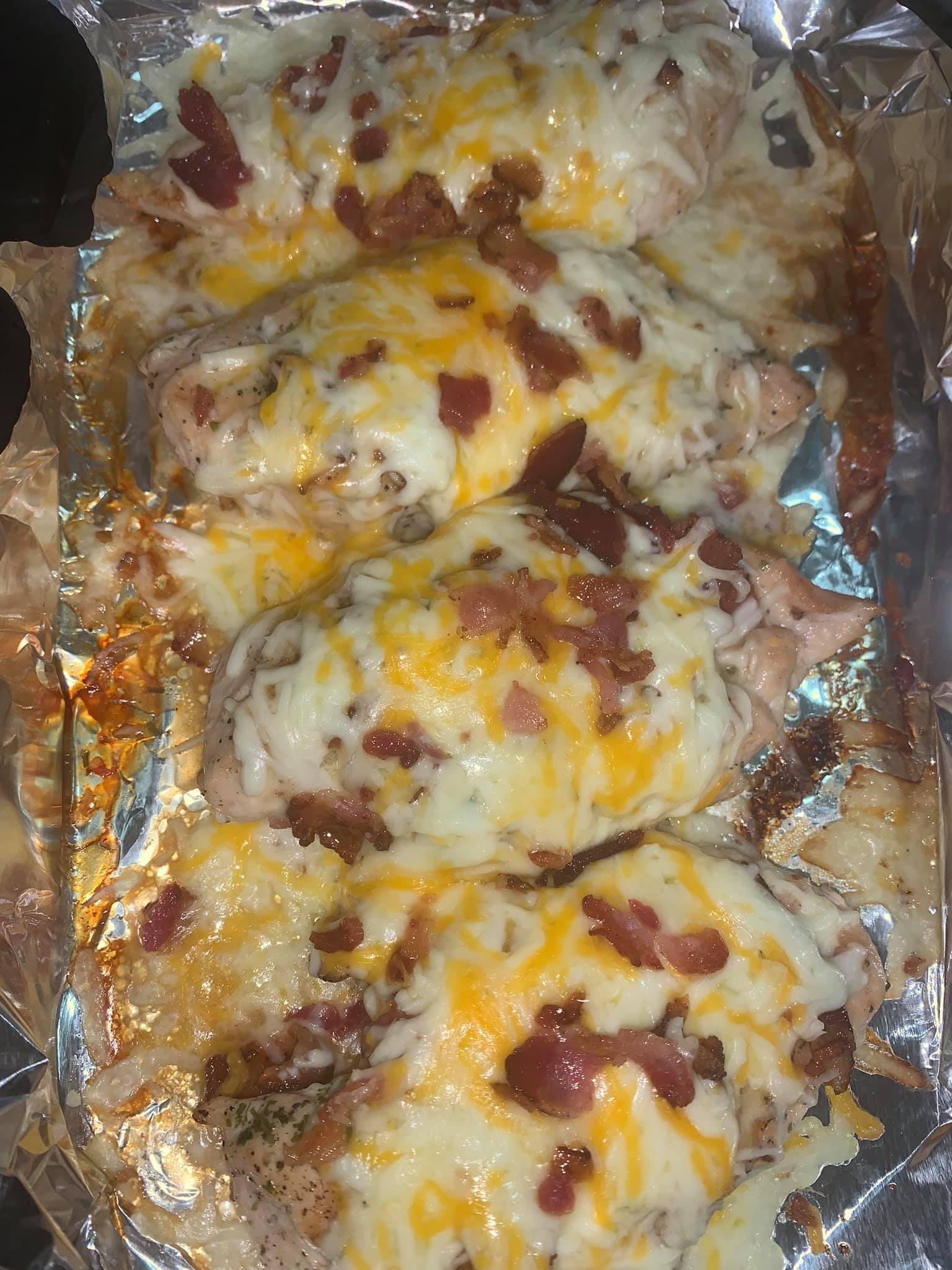 Chicken Bacon Ranch Pasta Bake