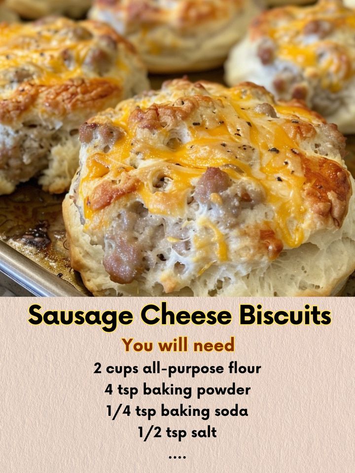 Sausage Cheese Biscuits