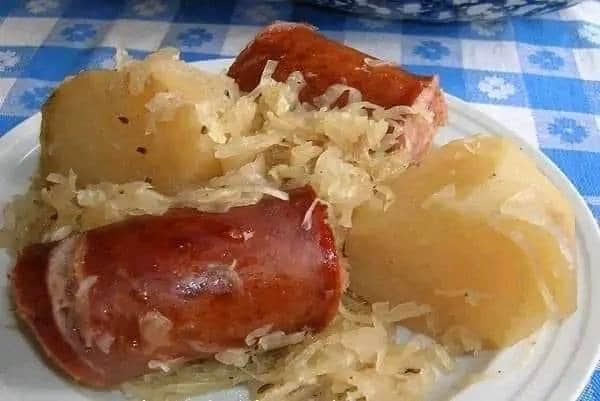 Sausage, Sauerkraut, and Potatoes