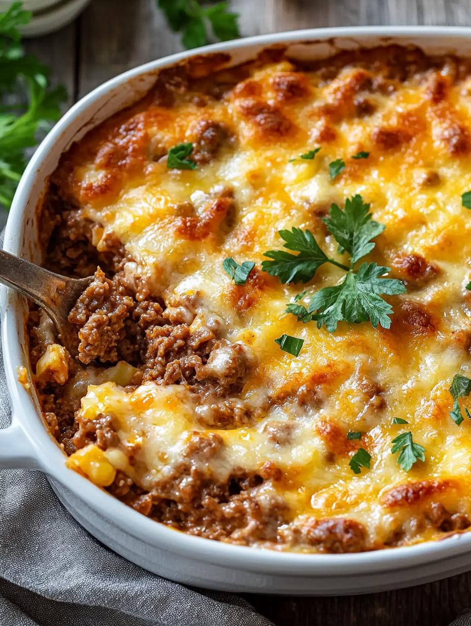 Grandma’s Ground Beef Casserole