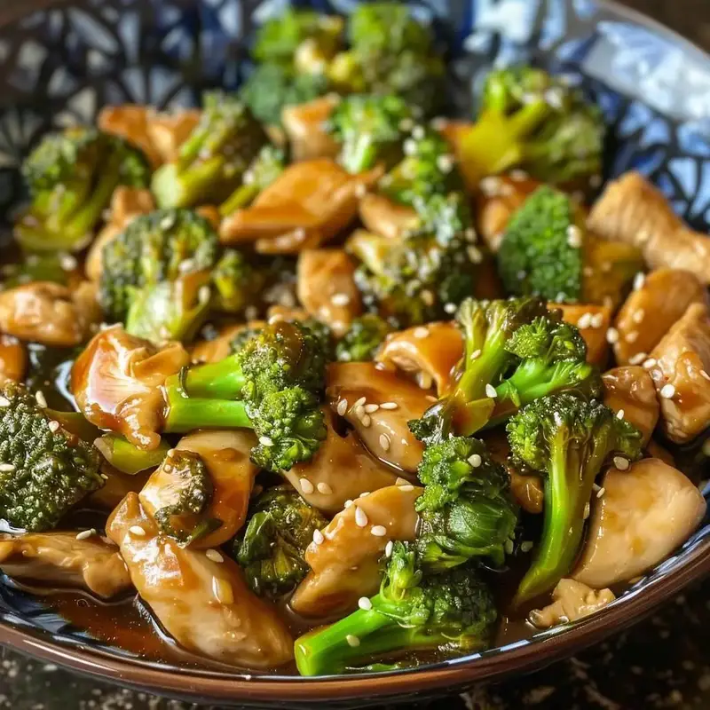 CHICKEN AND BROCCOLI STIR FRY