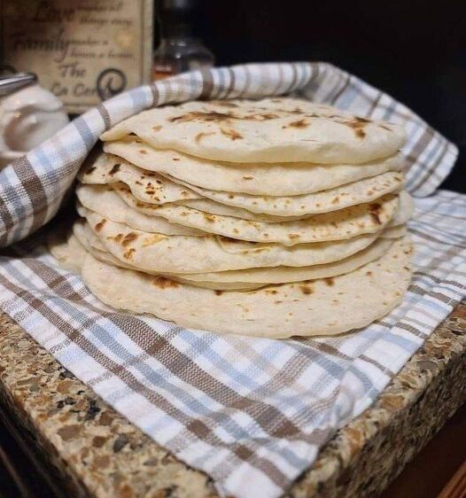 Homemade Flour tortillas