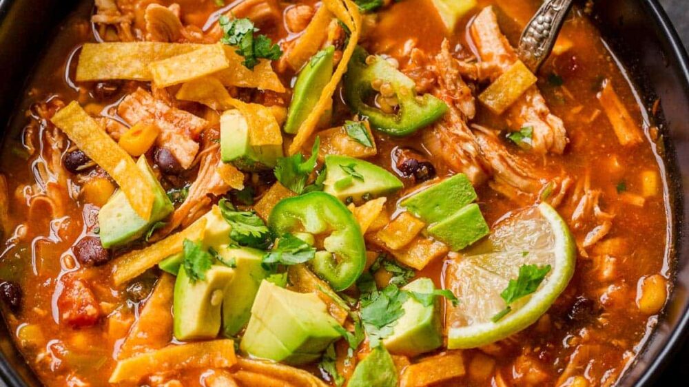 Easy Chicken Tortilla Soup