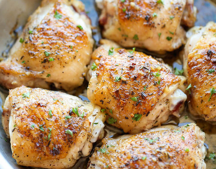 BAKED GARLIC BROWN SUGAR CHICKEN