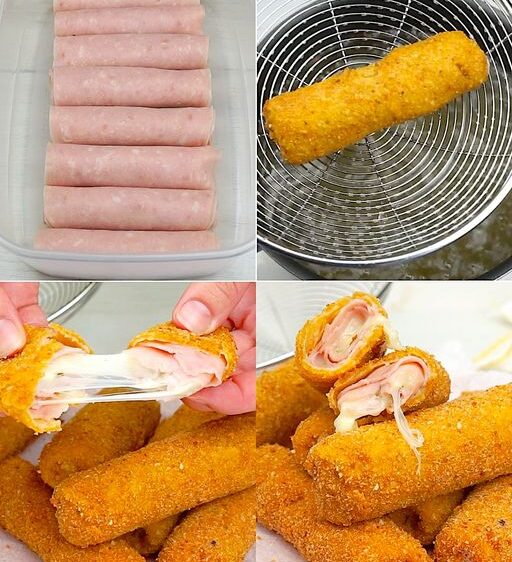 Crispy Ham Rolls