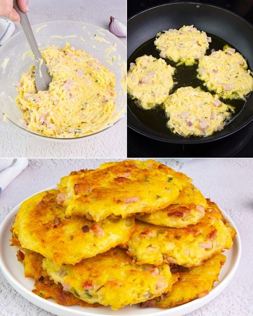 Potato and Ham Fritters