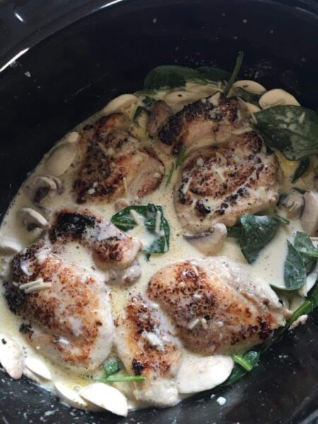 CREAMY GARLIC PARMESAN CHICKEN