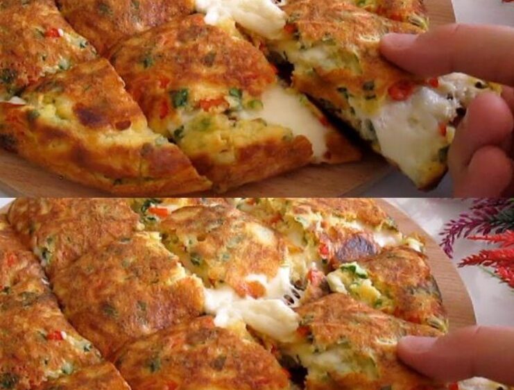 Hearty Vegetable and Cheese Pancake