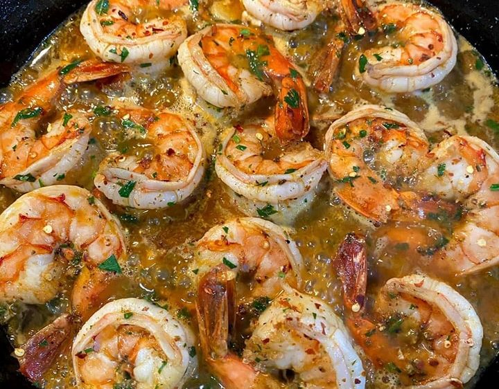 Jumbo Shrimp in Butter Garlic Sauce