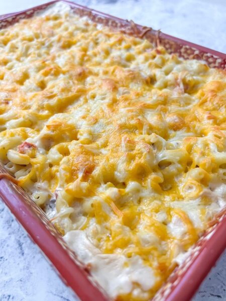 Chicken Mac & Cheese Casserole