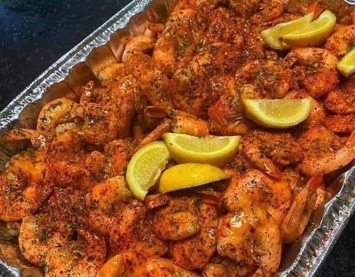 Simple Lemon Butter Baked Shrimp