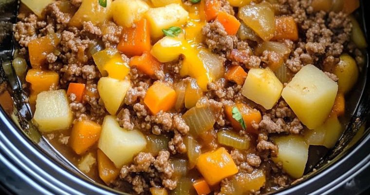 “Clean-Out-The-Fridge” Slow Cooker Casserole